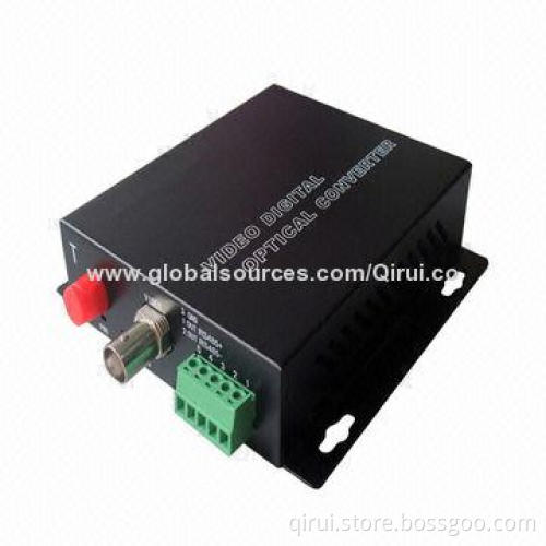 1 Channel Video/1 Duplex Audio to Fiber, SM FC, 20km, Optic Video converter